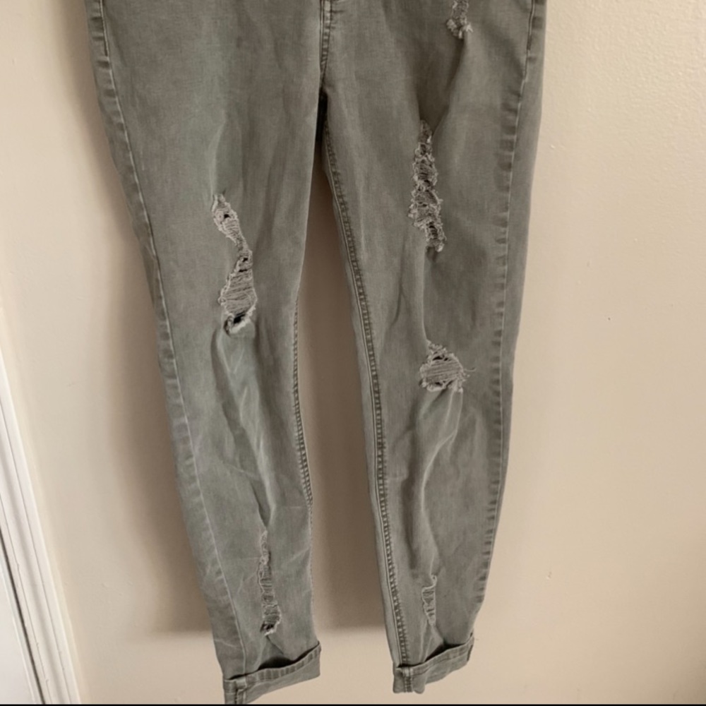 Olive Green Jeans.